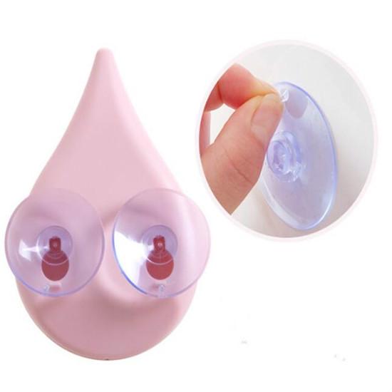 Sucker Brush Container Wall Mounted Type Toothbrush Holder Bathroom  Hole Suction Cup