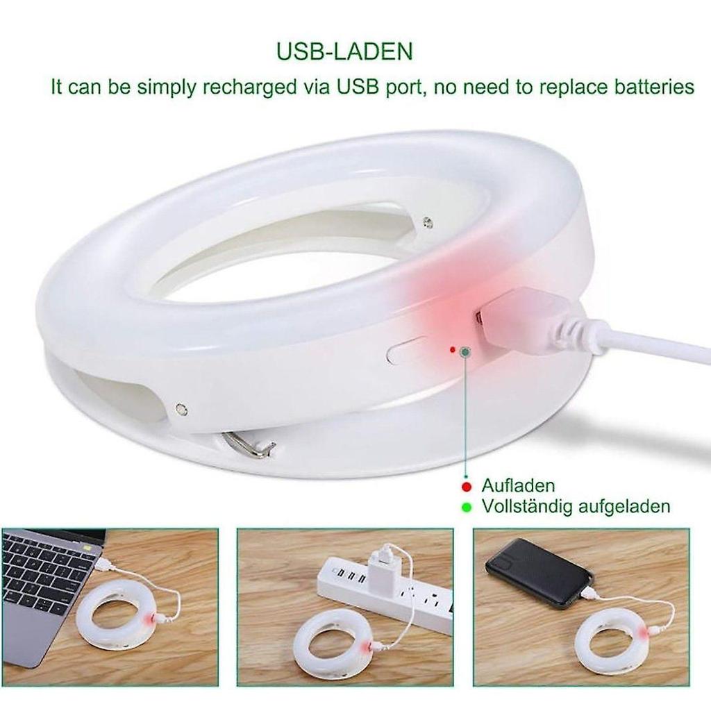 Selfie Light, Selfie Ring Light Mobile Phone, 3 Stuff Brightness, for Mobile Phone