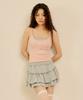 Maleunpaibeu Layered Henley Neck Bra Top Sleeveless Cap_4 Colors