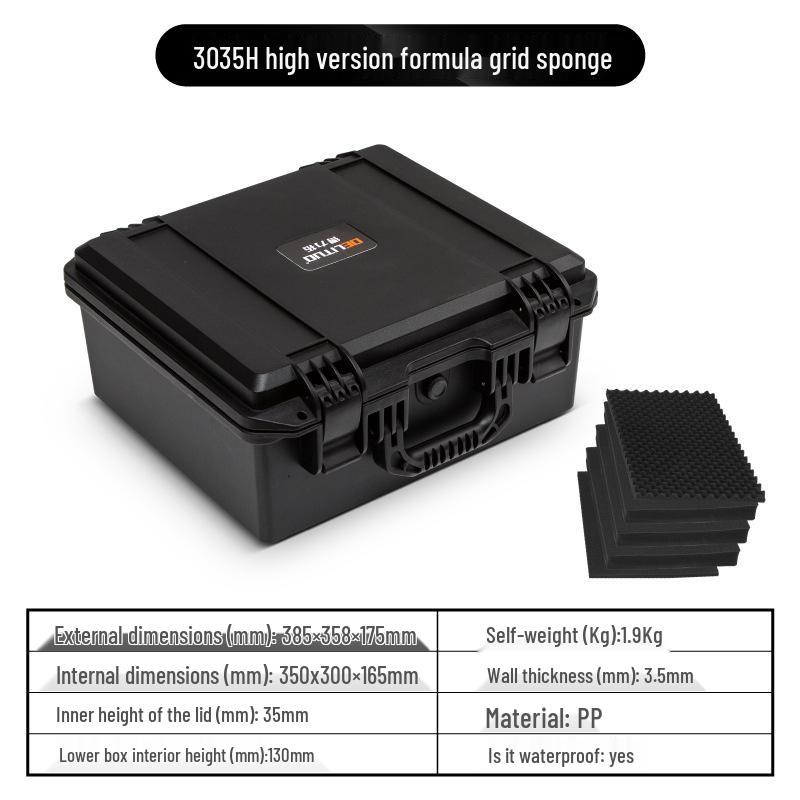 קופסת הגנה מפלסטיק עמידה למים ועמידה בפני זעזועים למצלמה וציוד