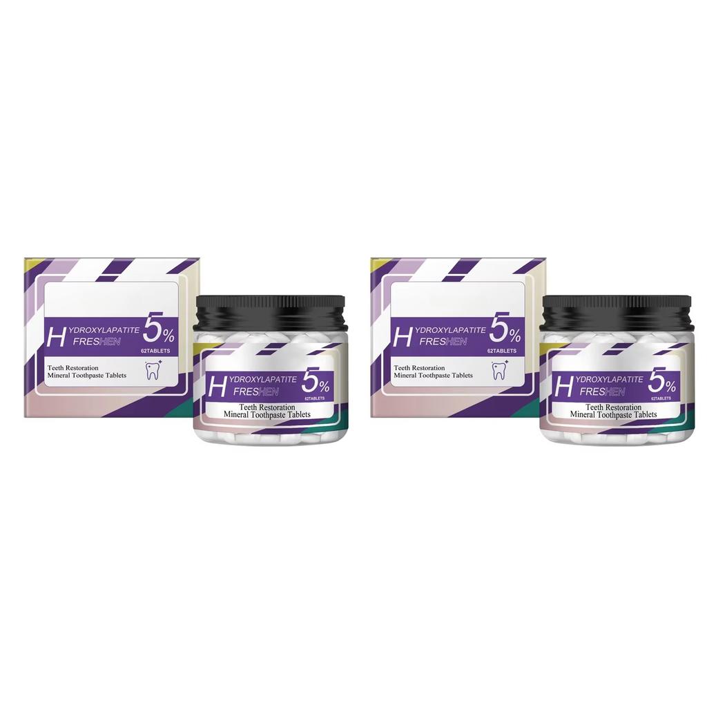 Whitening Toothpaste Tablets Brightening Teeth Cleaning Remove Plaque Stain Fresh Breath Oral Hygiene Care Solid Mint Toothpaste