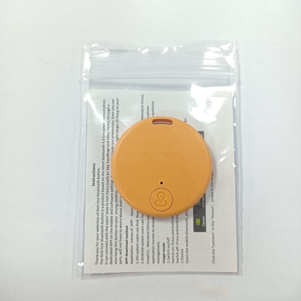 Mini Dog GPS Bluetooth 5.0 Tracker Anti-Lost Device Round Anti-Lost Device Pet Kids Bag Wallet Tracking Smart Finder Locator