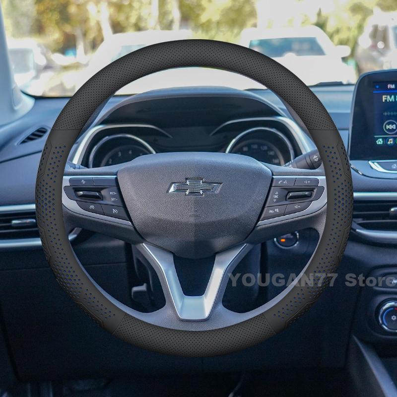 Leather Car Steering Wheel Cover For Chevrolet Trax 2013-2025 Covers For Covers Auto Interior Chevrolet Trax Accessories 2025 Jt2