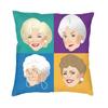 Golden Girls Pattern Pillow Case Home Decorative Sitcom Tv Show Cushions Throw Pillow For Car Double-Sided Printing