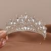 Baroque Crystal Bridal Crown and Hair Accessories Set