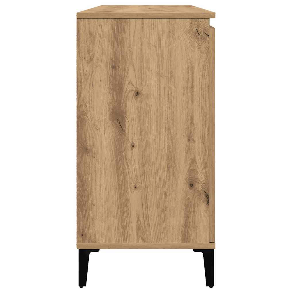 Vidaxl Cabinet, Artisan Oak, 102X35X70 Cm, Wood-Based Material
