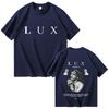 Beliebte Sängerin ROSALIA LUX FOTO Harajuku T-Shirt für Damen und Unisex Kurzarm Sommer Print Baumwoll-T-Shirt