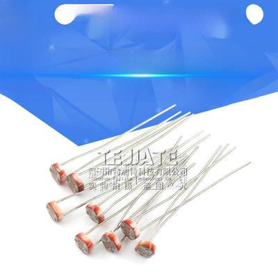 Spot 5539 Photoresistor: 5mm Bright Spot, 50-100K Resistance, Photoelectric Detection Element