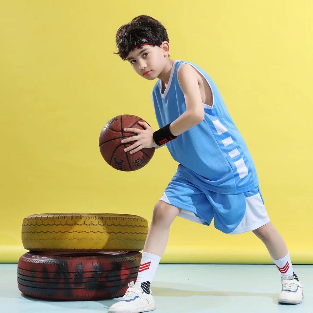 Kids' Basketball Jerseys: Sports Hall, School Training, Competition & Performance Uniforms with Custom Printing