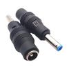 Portable DC5521 Female to DC4.5x3.0mm Male Converter Adapter Power Conversion Head for Various Laptops Brands
