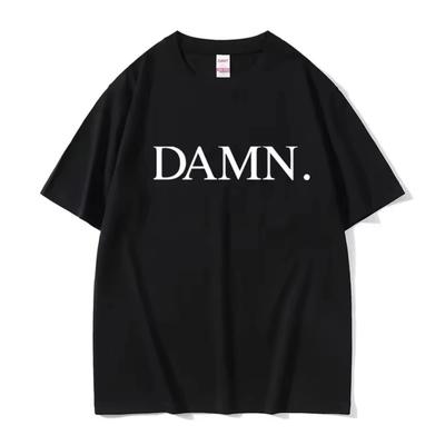 Rapper Kendrick Lamar DAMN Same Graphics Women Clothing Tee Shirt Homme Short Sleeve Round Neck Printing Pullover T-Shirt 33357