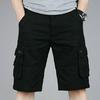 Men's Fashion Loose Casual Outdoor Shorts Multi Pocket Color Cargo Pants