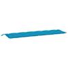 Garden Bench Cushions 2 pcs Light Blue 200 x 50 x 7 cm Oxford Fabric