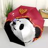 1pc Panda Butterfly Automatic Folding Umbrella - 8-Rib Compact Travel Umbrella Durable & Portable for Outdoor Use, Perfect Gift for Birthdays036