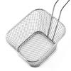 Pommes Frites Korb Tragbar Edelstahl Pommes Mini Frittierkorb Sieb Fritteuse Küche Kochkorb Sieb Zubehör