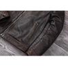 Chinese Size Black Motorcycle Jackets Genuine Cowhide Leather Coats Men Leather Jacket Riding Biker Jackets For Men Clothing Winter