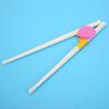 1 Pair Children s Training Chopsticks Flat Rounded Head Reusable Learning Chopstick Helper