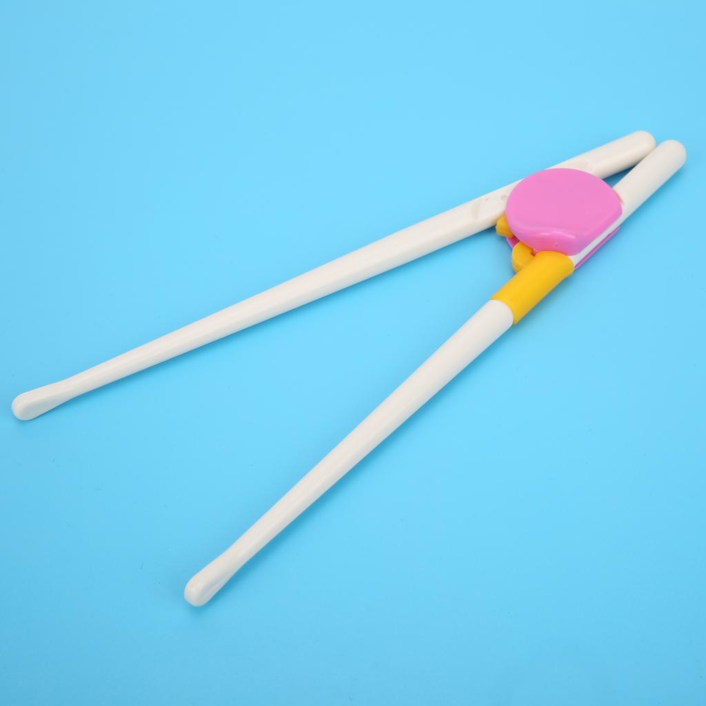 1 Pair Children s Training Chopsticks Flat Rounded Head Reusable Learning Chopstick Helper