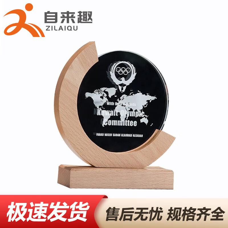 Custom Globe Crystal Trophy