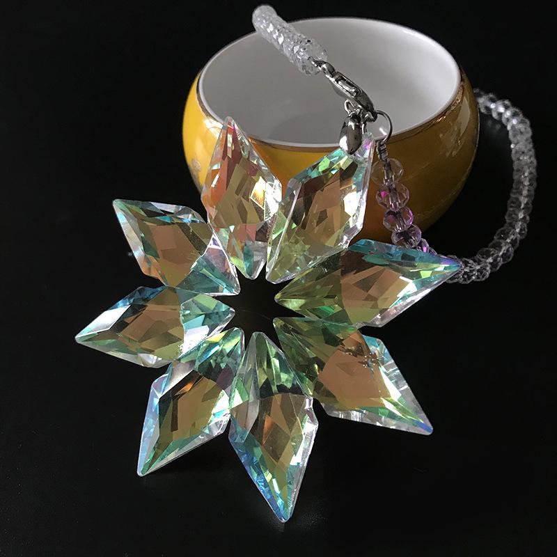 Crystal Snowflake Car Hanging Decorations