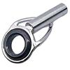 Stainless Steel Anti-Tangle Surf Rod Tip Guides with Ceramic Inserts for DIY Fishing Rod Modifications