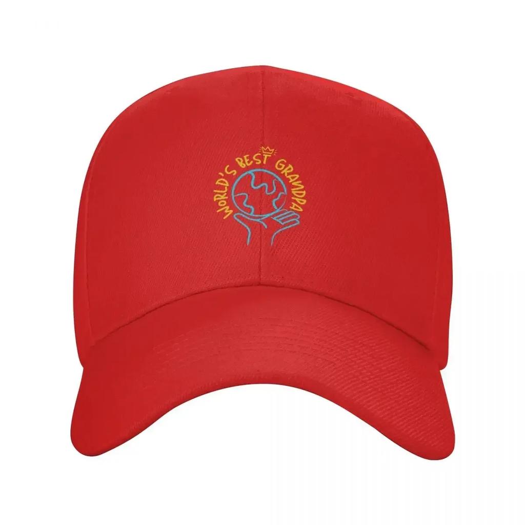 Grandpa Day  Worlds Best Grandpa Baseball Cap Trucker Cap Cosplay Golf Hat Designer Hat GirlS Hats WoUnisexs