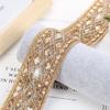 10 Yards Ethnic Style Embroidery Lace Accessories Clothing Shoes and Hats Bag Curtain DIY Decorative Webbing Gold Thread Sequins