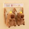 Capybara Pluche Rugzak Kawaii Mode Plushie Pop Bont Zak Kinderen Tas Schoudertas Mini Knapzak Zakken Cadeaus Voor Vriendin