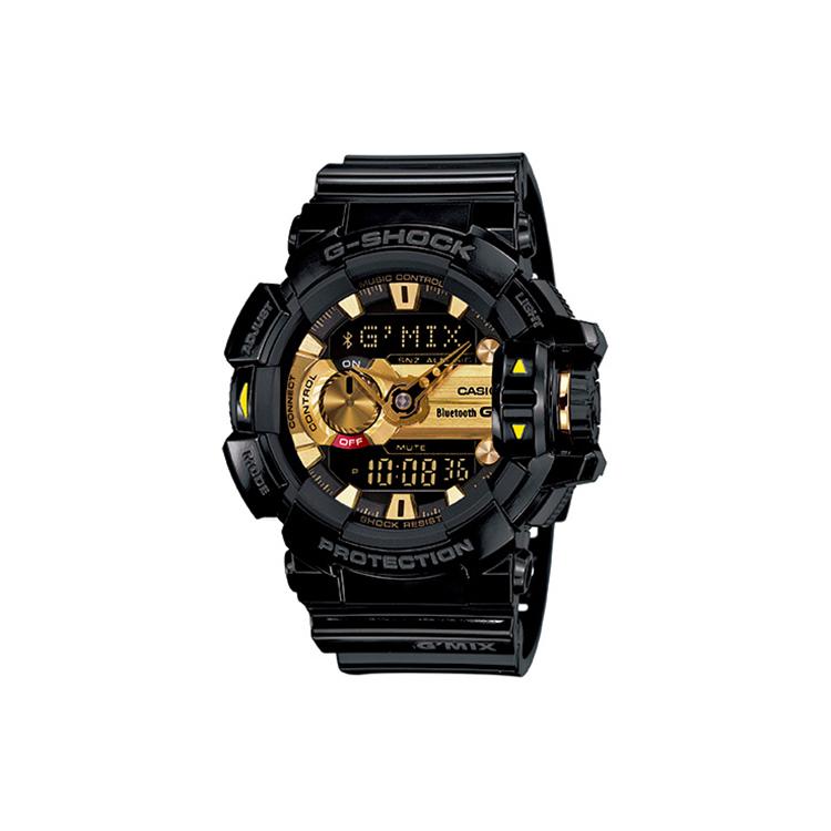 CASIO Women s G-SQUAD Series Gold Watch GBA-400-1A9DR GBA-400-1A9DR Black Dial