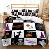 Halloween Duvet Cover Queen Cartoon Pumpkin Gamepad Quilt Cover Microfiber Horror Theme Gothic Spooky Bedding Set For Boys Teen