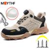 High-quality Protection Shoes Men Boots Composite Toe Insulating Shoes Work Boots Safety Shoes Men Indestructible Shoes Non-slip