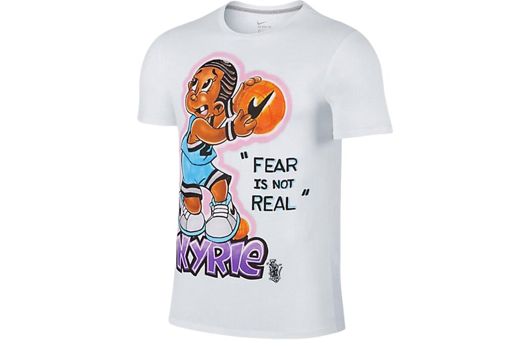 

Nike T Shirts Men s White Crew Neck Moderate Straight Fit AO0956-100 XXXL