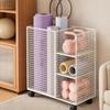 Mobile Sports Equipment Storage Cart Portable for Home Gym, Playroom