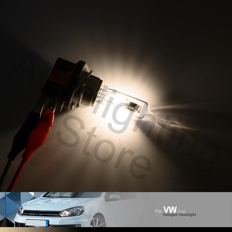 

2x H15 Halogen Lamp For Volkswagen VW Golf/GTi 15/55W 12V Headlight High Beam Bulbs DRL Lamps 3200K Clear Glass Car Light Source H15