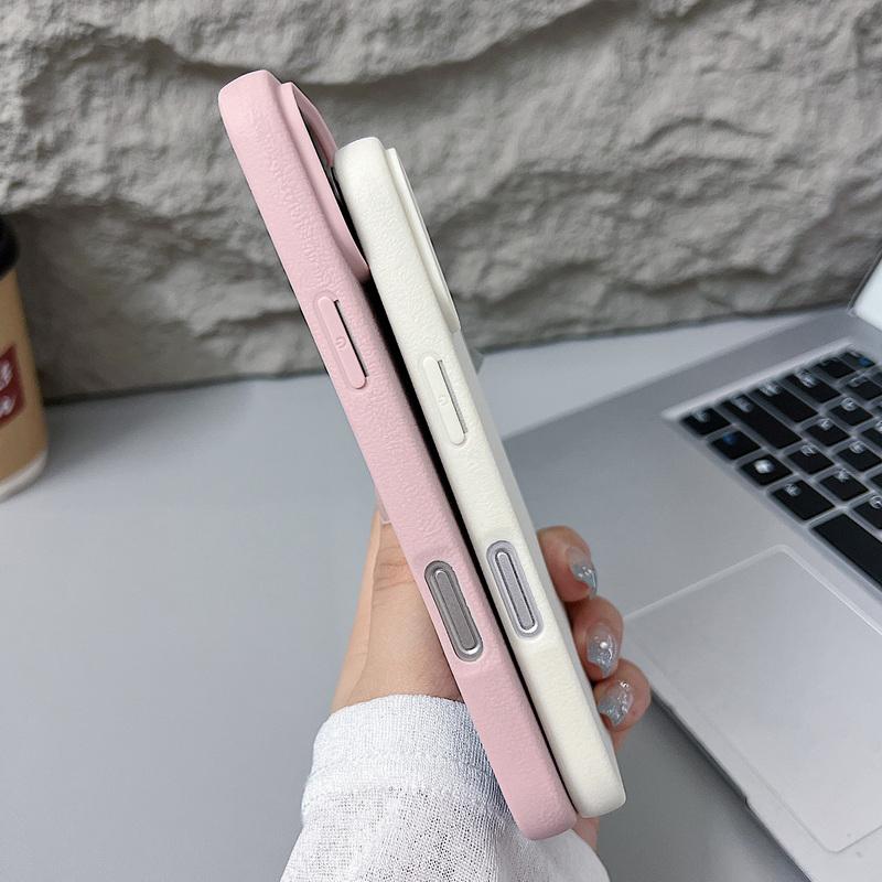 Etui Na iPhone 17 Pro Max Śpiący Kot Wzór Marchewki Skórzana Faktura Miękki Silikonowy Pokrowiec Na Funda iPhone 16 Pro Max 15 14 13 12 11 Air 16E
