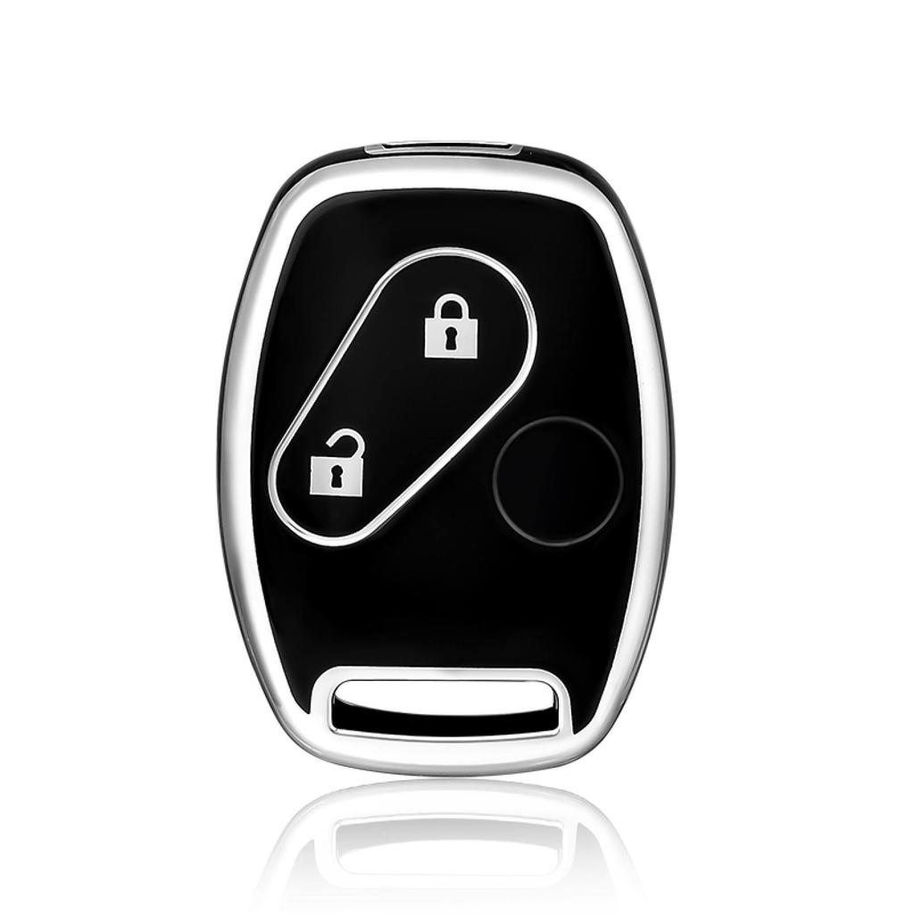 2/3 Buttons Soft TPU Car Key Case Cover for Honda Fit CIVIC JAZZ Pilot Accord CR-V Freed Freed Pilot StepWGN Insight Key Shell