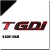 3D Metall T GDI Auto Kofferraum Aufkleber Für ix25 Tucson Shengda Modifiziertes High-End Abzeichen