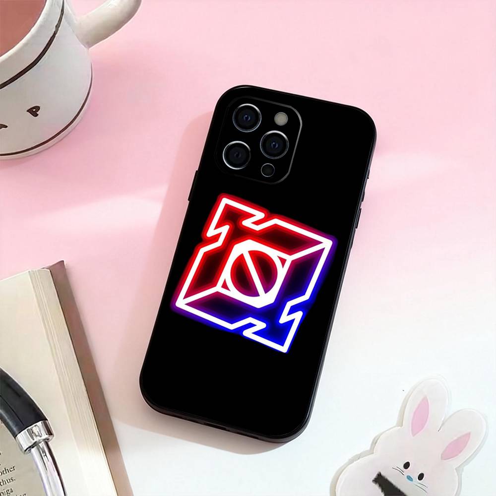 G-Geometry Dash Game Phone Case Silicone Soft For IPhone 17,16,15,14,13,12,11,XS,Plus Pro Max