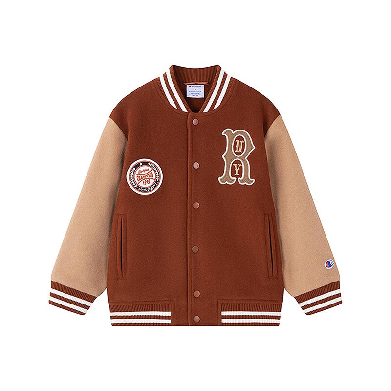Champion Unisex Kids' Wool Button Baseball Jacket
