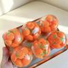 Orange Fruit Series Orange Coconut Oil Handmade Ball Sensory Fidget TPR Fidget Toy Desktop Gift