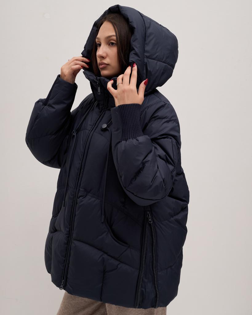 Куртка зимняя Clasna 25667 XS темно-синяя
