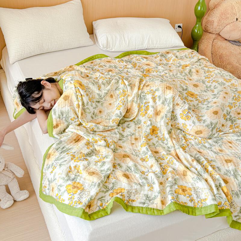 

Brangdy Seersucker Six-Layer Gauze Blanket