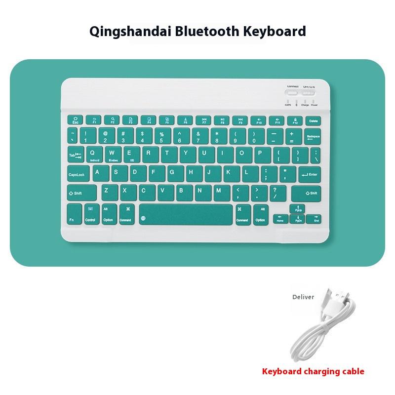 10palcová Bluetooth klávesnice pro iPad 11, sada klávesnice a myši pro Apple, Android, mobilní telefon, univerzální tablet, Bluetooth klávesnice