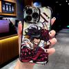 Anime O-ones-l-luffys P-pieces Plating Phone Case For Samsung S26 S25 S24 S23 S22 Note20 Edge Plus Ultra 4G 5G Anti Fall Airbag