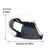 Side Rearview Mirror Cover Caps For VW T5 T6 TRANSPORTER VW Amarok 2010 2011- With Buckle Door Mirror Cover Cap Accessories