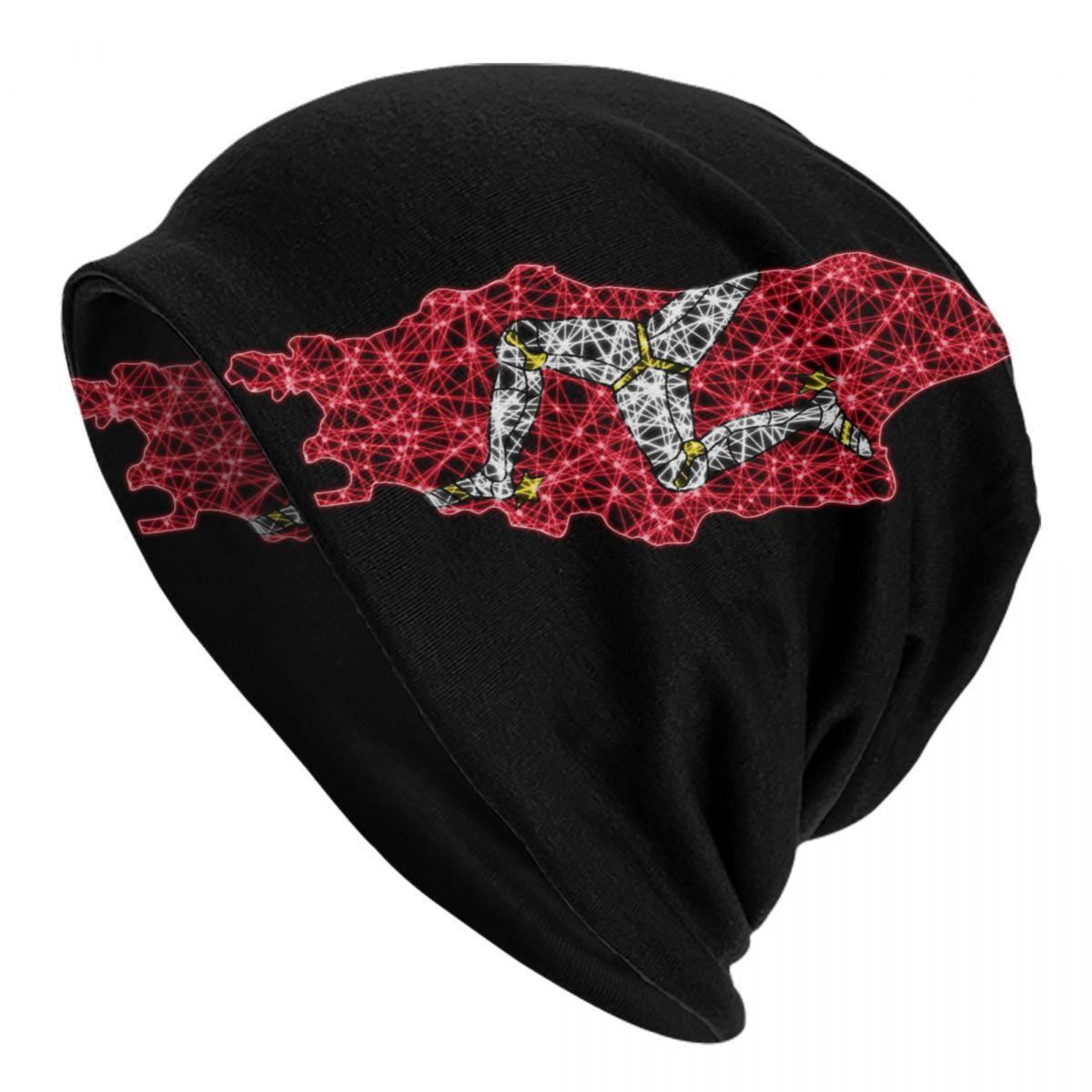 

Мотоцикл Спорт Isle Of Man TT Races Skullies Beanies Кепки Модні зимові теплі унісекс жіночі в’язані шапки Дорослі унісекс капелюшки Beanies Hat