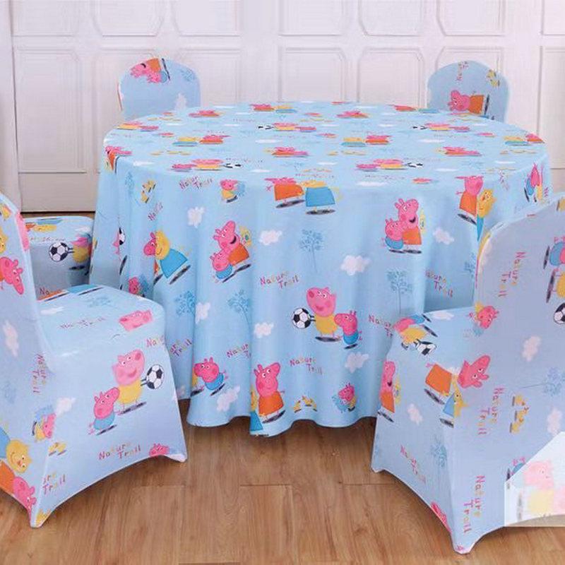 

Скатерть для отеля Детская скатерть на день рождения Мультяшная скатерть с Дораэмоном Роботом-котом Анимационная круглая скатерть для ресторана 220CM