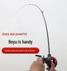 Complete Beginner's Micro Tin Can Lure & Long Cast Spinning Rod Set with Double Rocker Arm Spinning Wheel.