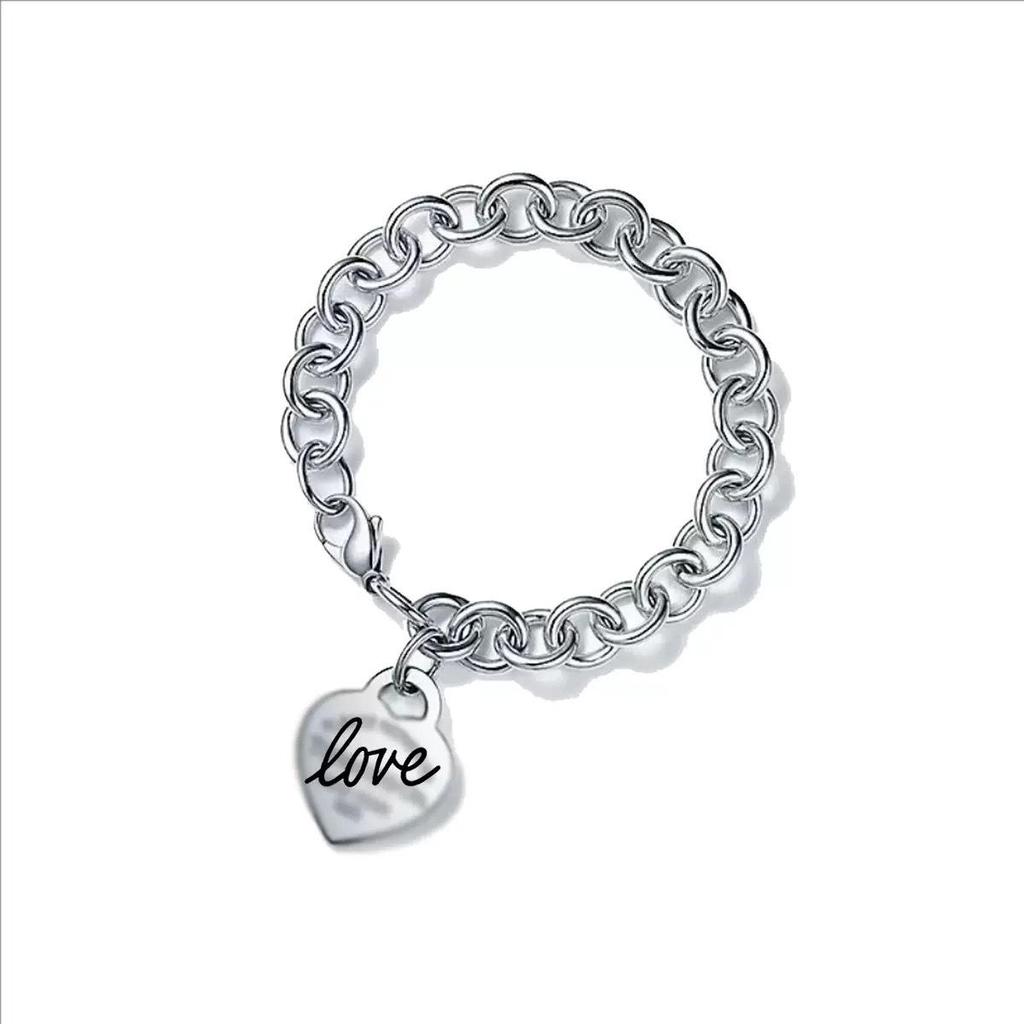 T-Familie Herzförmiges Emaille-Armband: Blaue, Rote, Rosa Herzen, Liebes-Rosenkranz, Runde Perlenkette - Perfektes Valentinstagsgeschenk für Freundin.