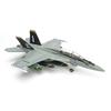 1:72 Blocos de Construção Criativos Série Militar Modelo de Caça de Ataque US F-18 Super Hornet Brinquedos de Caça Para Meninos Presentes de Natal